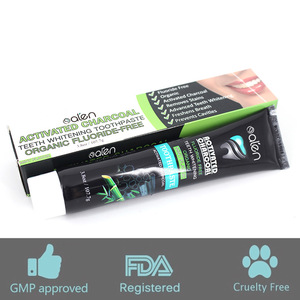 Free Design Private Label Natural Formula Peppermint Whitening Bamboo Charcoal Toothpaste