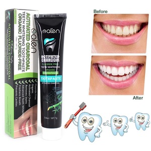 Free Design Private Label Natural Formula Peppermint Whitening Bamboo Charcoal Toothpaste