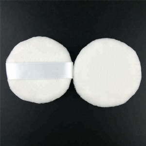 Handmade soft cosmetic 100% pure cotton puff for face powder