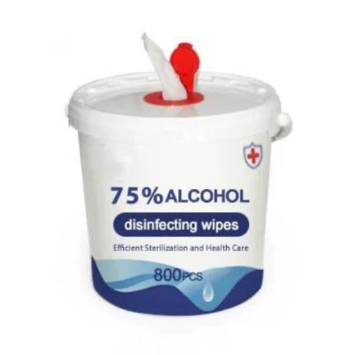 Large Size Spunlace Non Woven Disinfecting Wipes Dry Wipe with Big Big Bottle