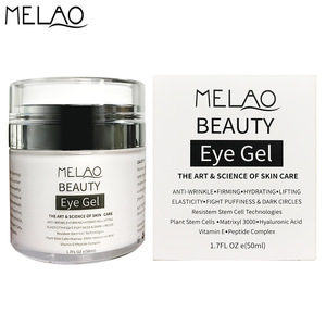 MELAO Eye Gel Remove Dark Circles Hydrating Hyaluronic Acid Firming Anti Puffiness Anti Wrinkle Eye Care Cream 50g