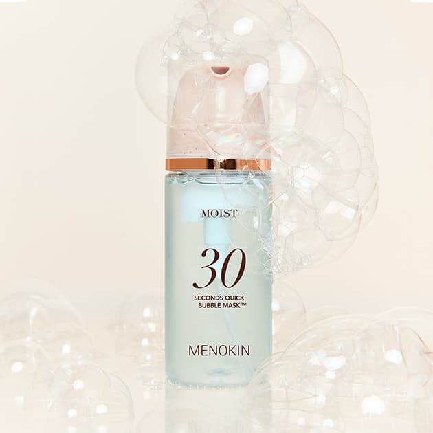 MENOKIN 30 Seconds Bubble Mask MOIST only for China, Hong Kong, Taiwan market