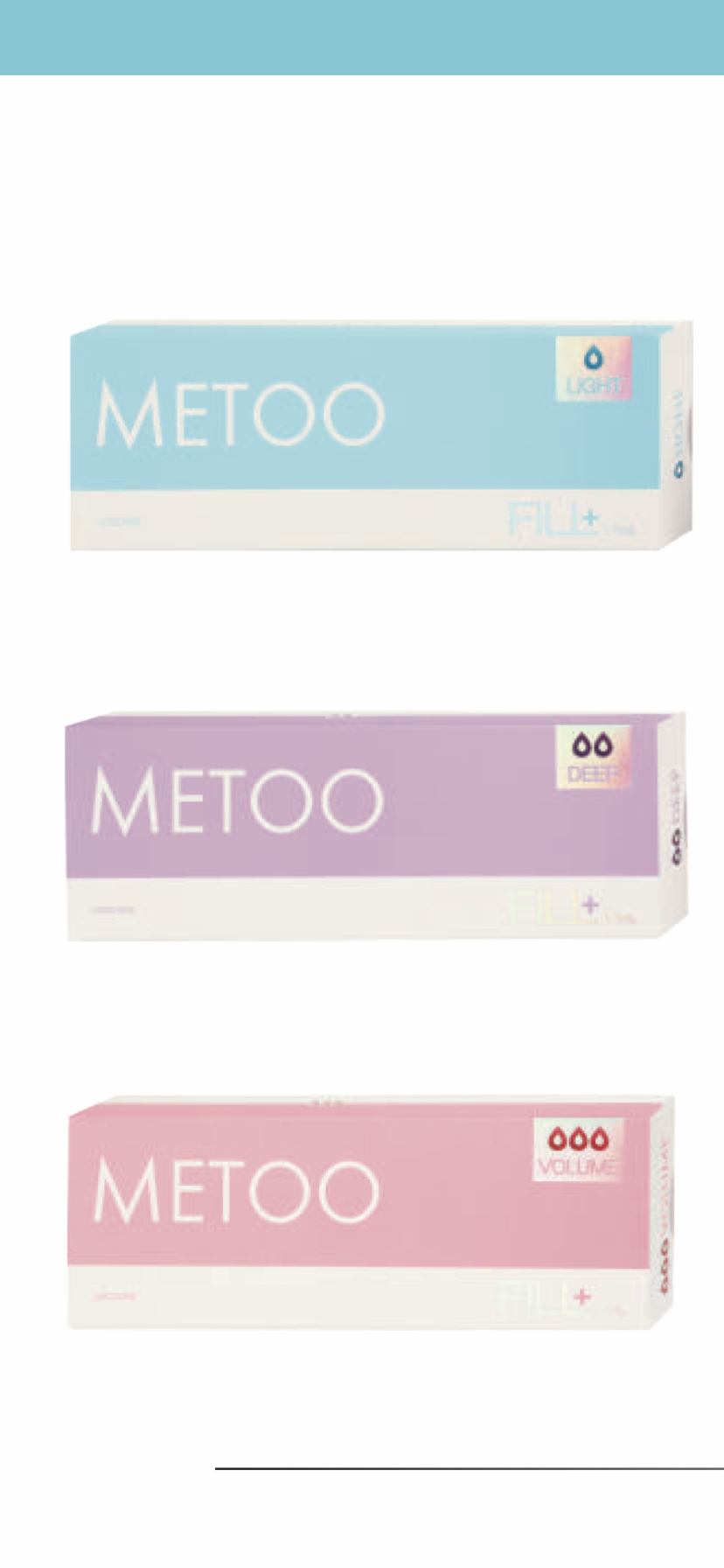 Metoo Fill Filler Hyaluronic Acid Filler HA Filler Dermal Filler made in Korea