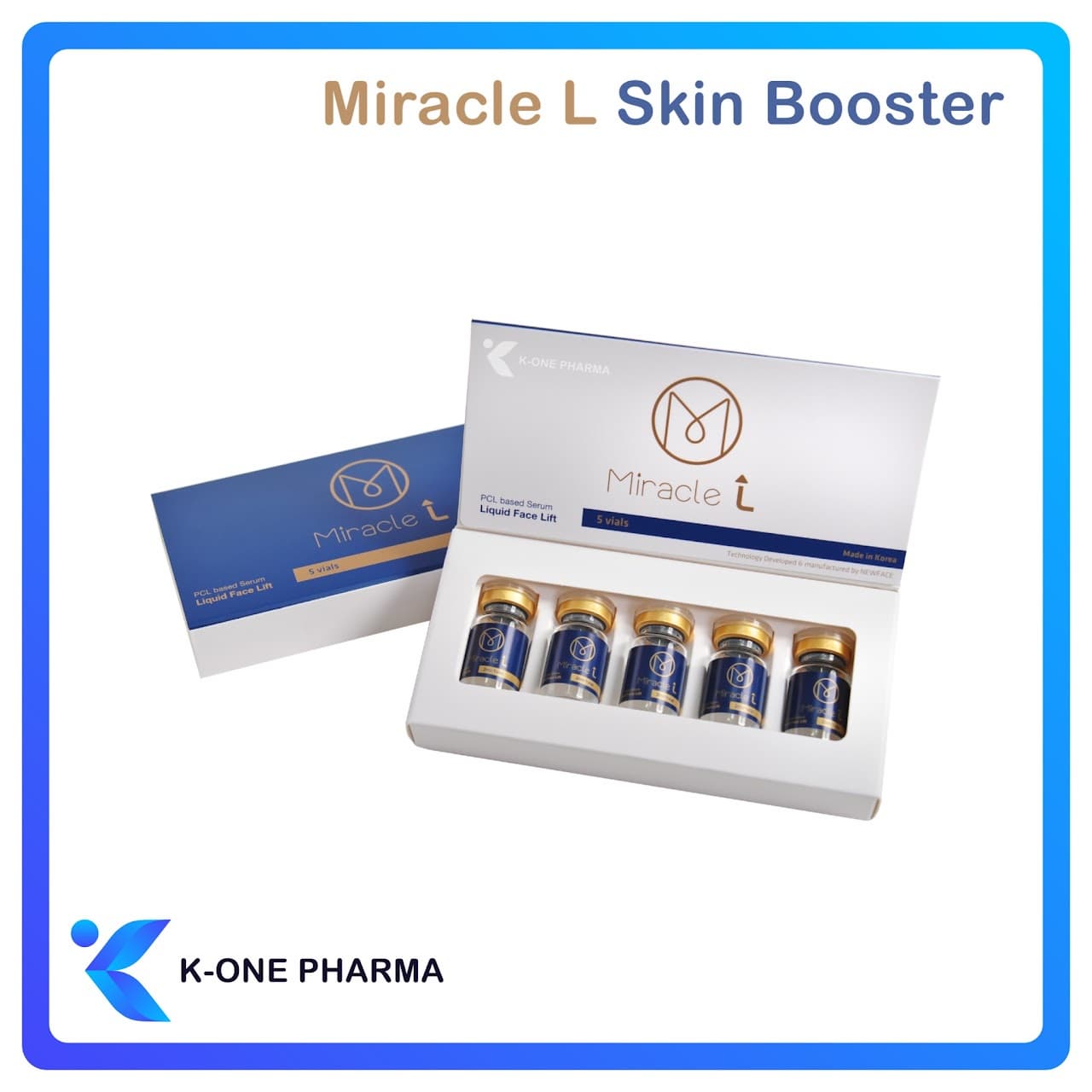 MIRACLE L Skin Booster Hydrate Glow Serum Moisterizing Skin Deep Hydration Firmness Anti aging