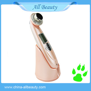 New Portable Photon Ultrasonic Ionic 5 in 1 Facial Skin Care Massage Anti-Wrinkle Beauty Machine