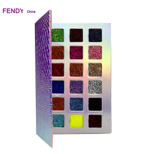 OEM Glitter pressed 18 color Eyeshadow Palette Makeup Pressed Glitter Eyeshadow palette