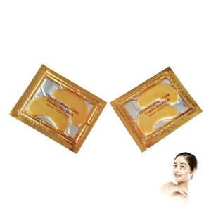 OEM / ODM Wholesale Custom 24k Gold Crystal Collagen Gel Eye Mask