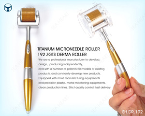 Portable dermaroller 192 zgts titanium needles CE approved medical grade derma rolling system