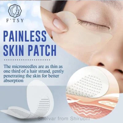 Private Label High Quality Hyaluronic Acid Ha Dissolving Microneedle Anti Wrinkle Puffy Under Eye Mask Patches