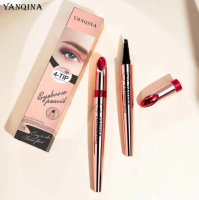 Private Label Logo Four-Head Smooth Waterproof Eyebrow Dye Eyebrow Pencil