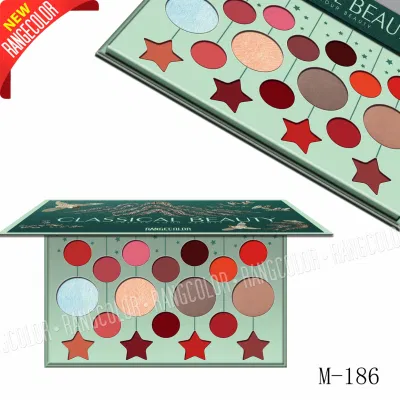 Private Label Professional 18 Color Eyeshadow Contour Highlighter Cardboard Palette