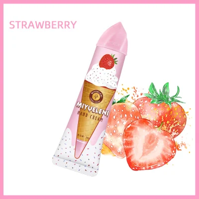 Private Label Strawberry Vanilla Moisturizing Anti-Chapped Oil Control Hand Cream