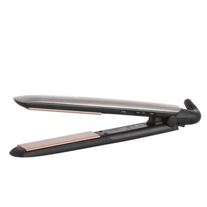 Professional hair straightening machine LED digital ceramic hair straightener flat iron for sale