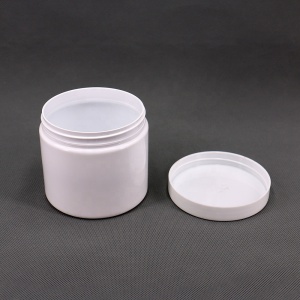 Recyclable PET Cream Jars 250ml 8oz 500ml plastic cosmetic  skin care container Jar bottle 250g 500g cream jar