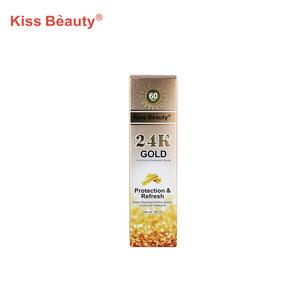 Refreshing water resistant skin protect spray wholesale 24K gold sunscreen