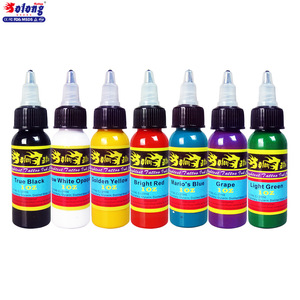 Solong Tattoo Gun Machine Power Supply 7 Inks Tips Grips Needles Professional Tattoo Kit