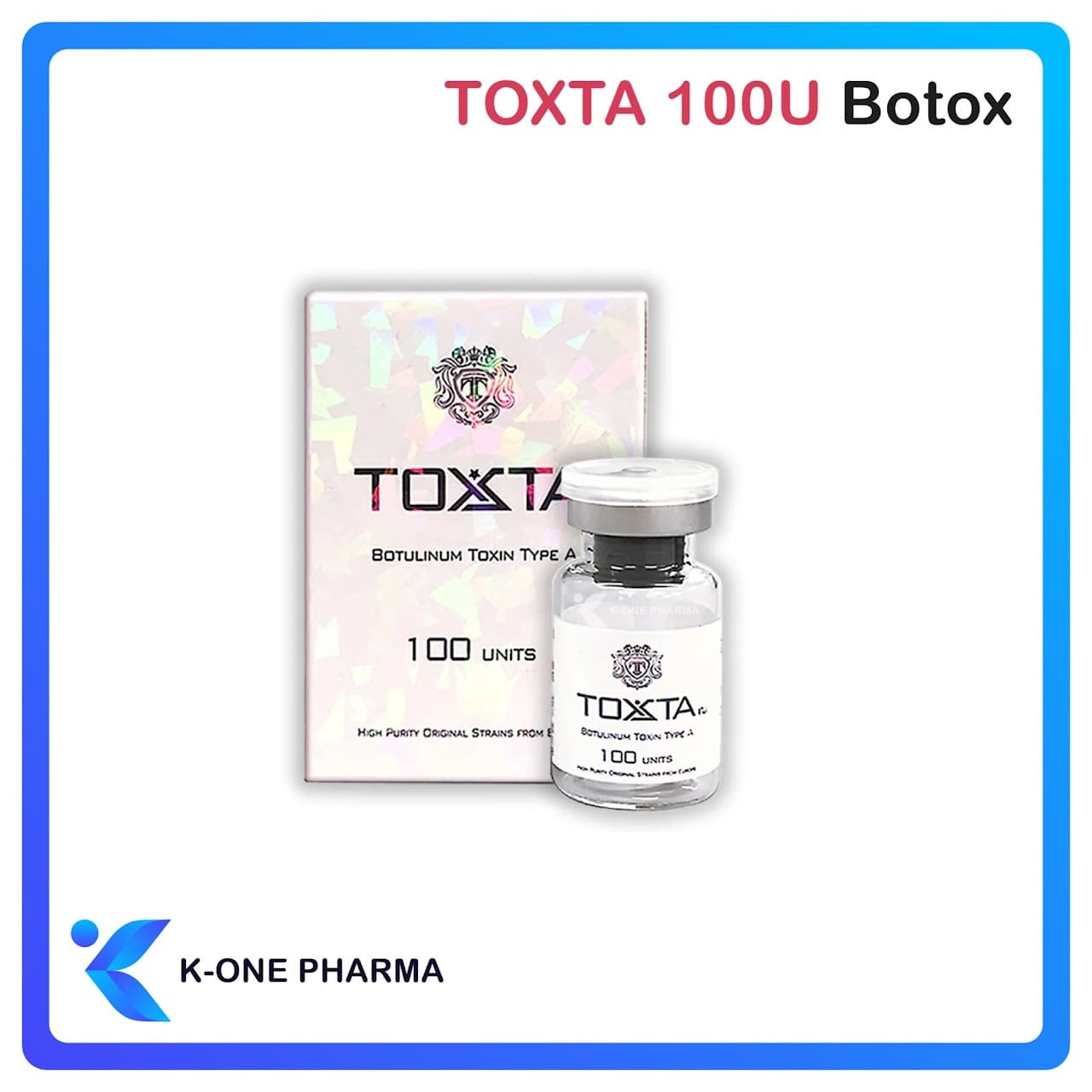 TOXTA 100U Boosting Plumping Moisturizing Skin Regeneration Brightening Effect Minimal Pores