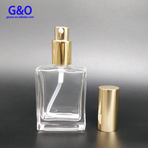 Wholesale 60ml 100 ml clear square Glass fregrence oil french Bottles,Perfume Bottles with Pump Spray for eliquid or ecig