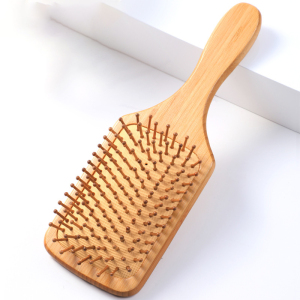 Wholesale Custom Biodegradable  Wide Tooth Hair bamboo wooden comb