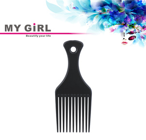 Wholesale Half Moon Shape black mens Plastic Magic Hair Comb