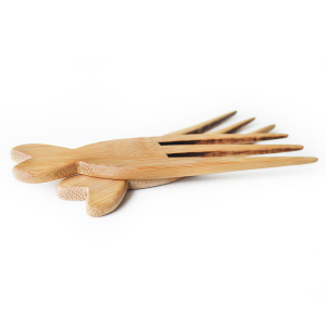 Wholesale New Arrival Small Bamboo Wood Afro Hair Pick Comb Hair Comb