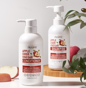 Wholesale Private Label Nuspa Hair Care Apple Cider Nourishing & Hydrating best Hair Shampoo with Natural Argan Oil