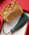 Hot Sell  Green Black Sandalwood Traditional Chinese medicine meridian massage comb
