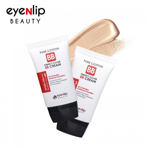 [EYENLIP] Pure Cotton Perfect Cover BB Cream (SPF50+/PA+++) 2 Color 30g [Renewal in 2020] - Korean Skin Care Cosmetics