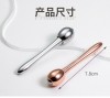 Mini Zinc Alloy Applicator Eye Cream Stick Gun Color Pumpkin Beauty Spoon Metal Roller Eye Care Massager