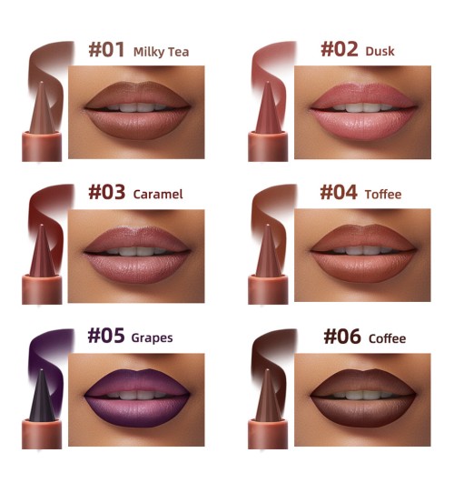 Wholesale Lakerain Durable Waterproof Easy to Color Non Drying Lip Line 2-in-1 Pointed Velvet Matte Lipstick