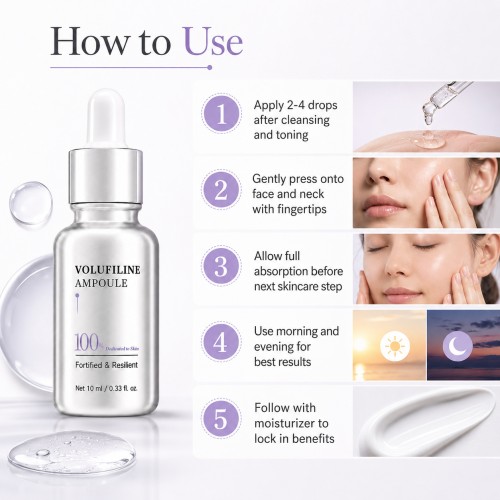 Hot Selling 100% Volufiline Ampoule Serum Anti-Aging Plump Fine Lines Lifting Facial Ampoule Skin Care Private Label OEM