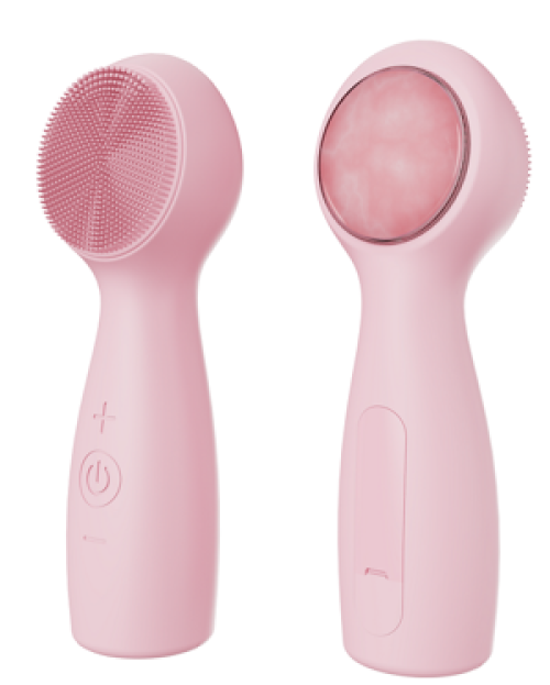 2 in 1 Silicone Jade Facial Care Instrument