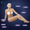 Vacuum + RF + EMS IR Red Light Fat with 3 Roller Fingers Facial Massage Handpiece and for SPA Use