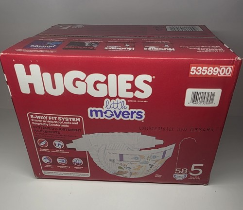 Huggies Little Movers Baby Diapers Size 5
