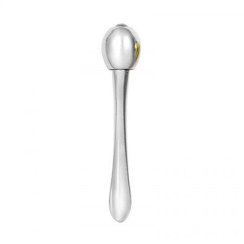 Mini Zinc Alloy Applicator Eye Cream Stick Gun Color Pumpkin Beauty Spoon Metal Roller Eye Care Massager