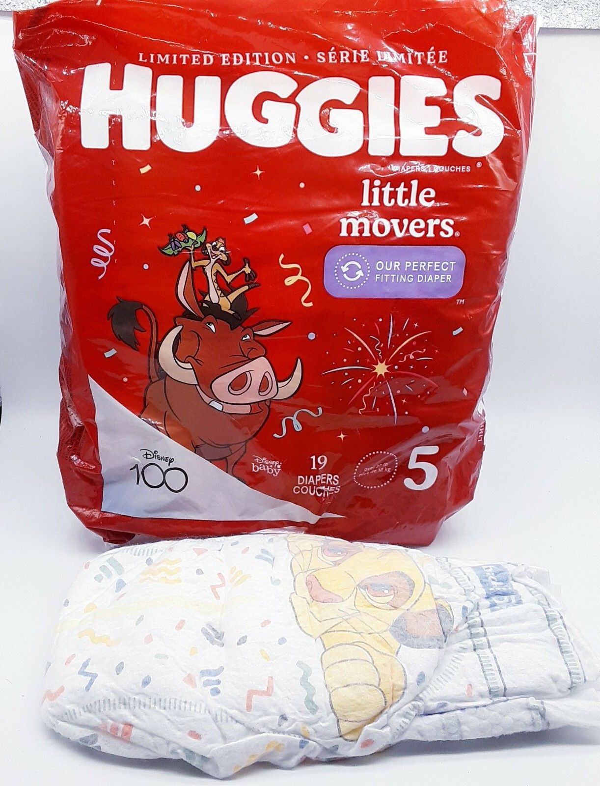 Huggies Little Movers Baby Diapers Size 5