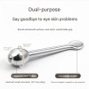 Mini Zinc Alloy Applicator Eye Cream Stick Gun Color Pumpkin Beauty Spoon Metal Roller Eye Care Massager