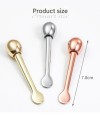 Mini Zinc Alloy Applicator Eye Cream Stick Gun Color Pumpkin Beauty Spoon Metal Roller Eye Care Massager