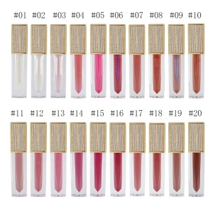 20 Color Moisturizer Shimmer Shiny Thick Clear Lip Gloss Private Label
