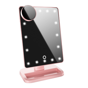 20 LED Lighted Makeup Mirror with Wireless Speaker & Touch Key Hot Sell 2021