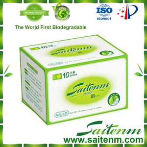 2016 New material eco-friendly sanitary napkin with negative ion biodegradable completely