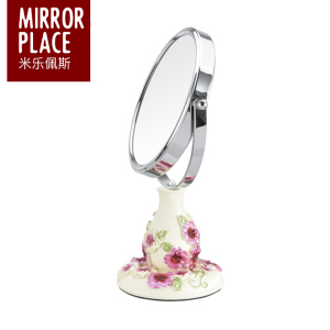 2020 high quality resin two faces colorful cosmetic mirror