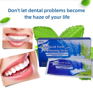 28pcs 3D Teeth Whitening Strips white gel teeth non peroxide dental kit tooth bleaching whiter bleaching whiter strips oral care