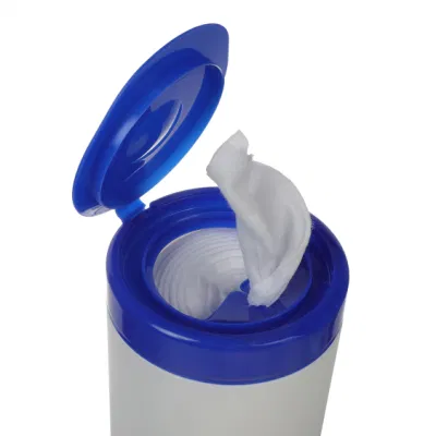 60/80/100PCS Sterilized Disposable Wet Tissue Bottle Barrel Anti Bacterial Desinfecting Wet Wipes