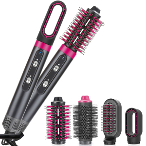 Airwrap Styler 5 In 1 Dryer Straightening Curling Styling Hair Straightener Hot Air Brush Hair Curler One Step Hair Dryer