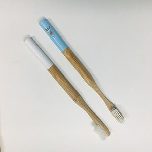 bamboo handle nylon bristle toothbrush raw material