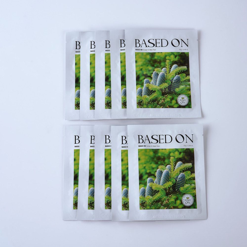 BASED ON  Korean fir Mask Pack  25g*10sheets_skin care, mask, mask sheet