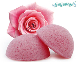 Bebevisa Beauty tool deep cleaning organic face/bath konjac sponge