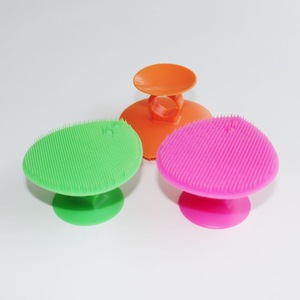 Body and facial skin tightening massager silicone cleaning brush
