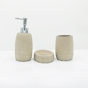 cement Showers Bathroom Faucet Accessory Type concrete Material Bath set